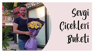 Sevgi Çiçekleri Buketi // Colorful Rose Bouquet | Coşkun  Sakarya