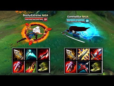 QIYANA vs YASUO FULL BUILD FIGHTS & Best Moments!