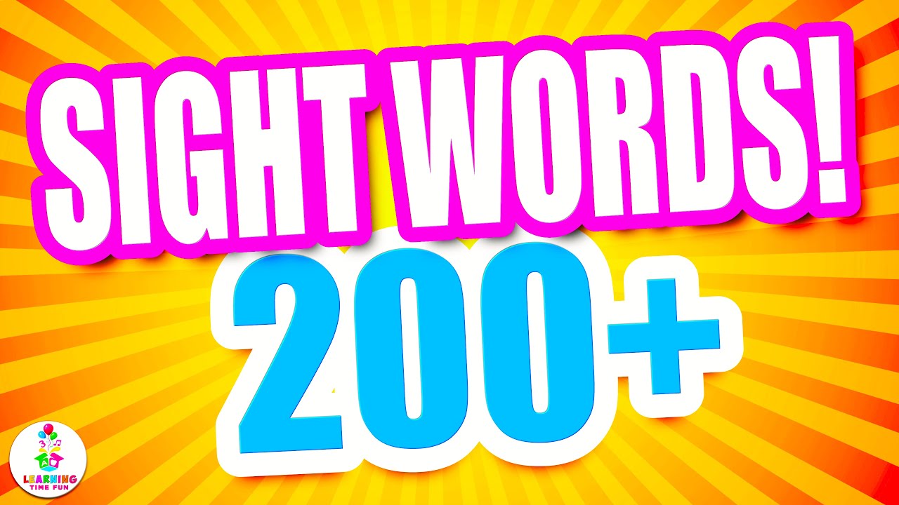 The SIGHT WORDS for CHILDREN! (Start Learning High Frequency Words Today)