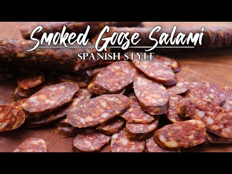 Spanish Inspired Smoked Goose Salami | Easy To Follow Instructions
