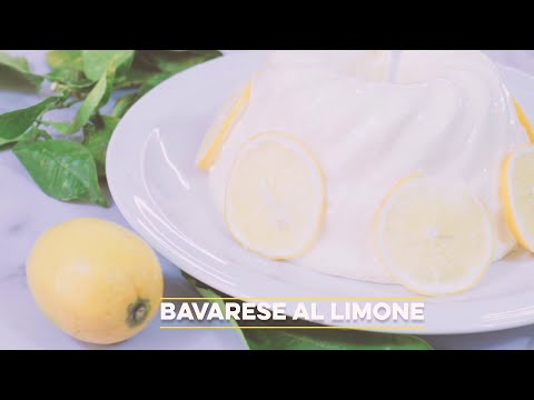 #dessert #limone #bavarese BAVARESE AL LIMONE - DESSERT FRESCO AL CUCCHIAIO