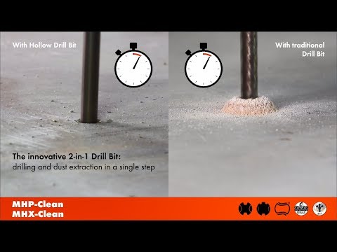 MUNGO Hollow Drill Bit and MIT-Hybrid Plus EN