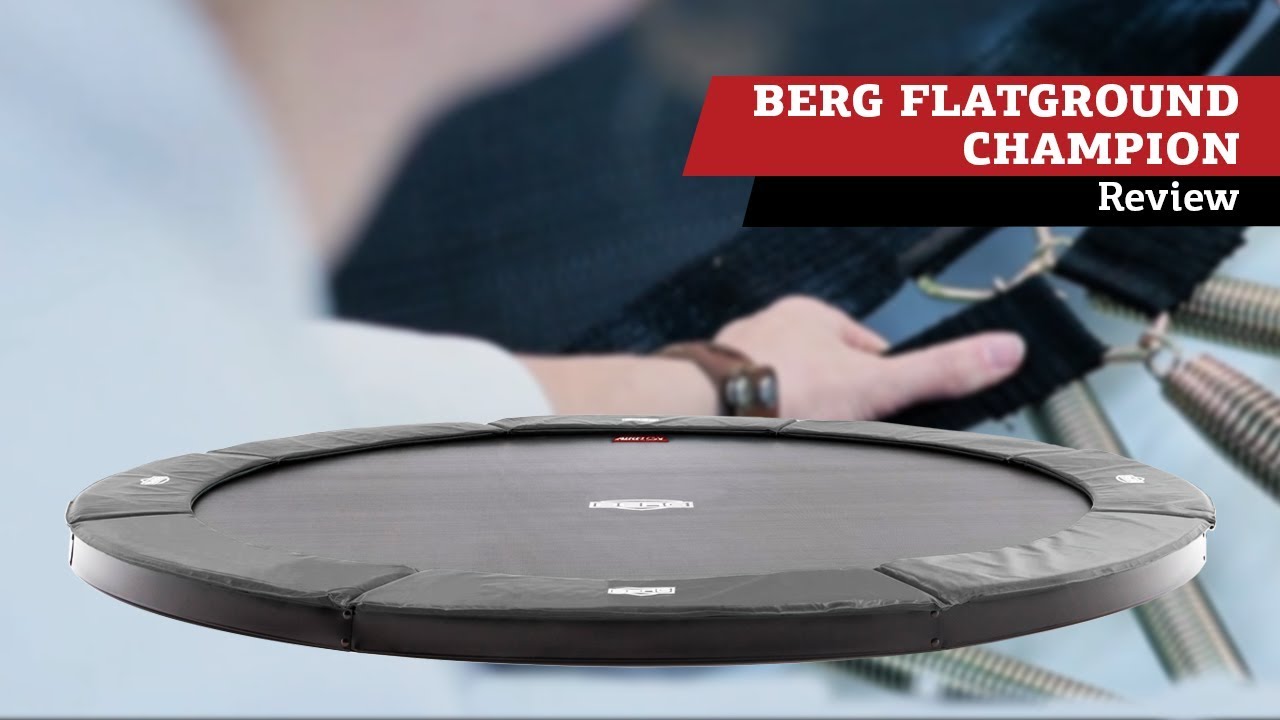 Батут Berg FlatGround Champion Grey 430 см