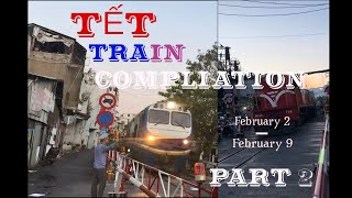 TẾT Train Compilation P2 | February 2-February 9| VietNam Railways