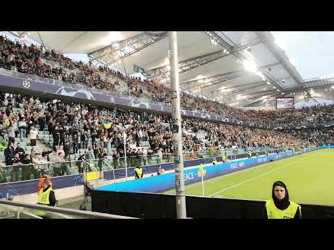 Hymn UEFA na stadionie Legii Warszawa - Szachtar Donieck - Celtic F.C. 1:1 - 14.09.2022r.
