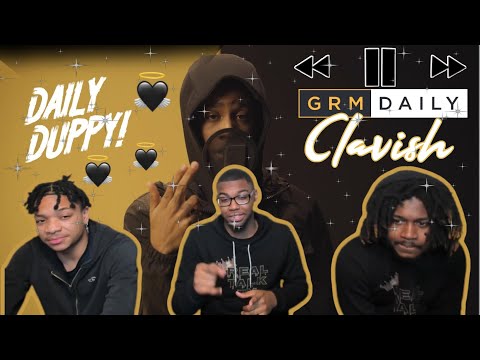 AMERICANS REACT TO Clavish - Daily Duppy | GRM Daily
