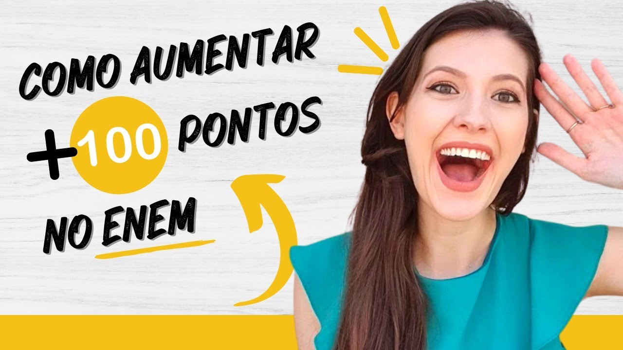 💥COMO AUMENTAR MAIS DE 100 PONTOS NO ENEM | Sarah Schollmeier