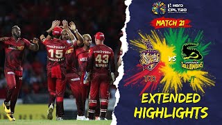 Extended Highlights | Trinbago Knight Riders vs Jamaica Tallawahs | CPL 2022