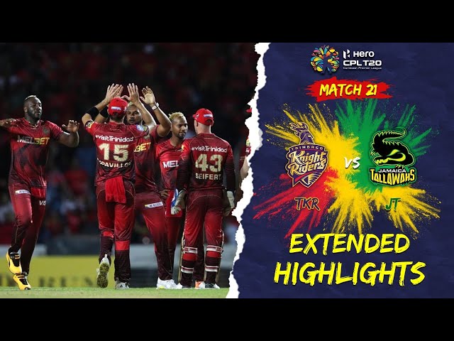 Extended Highlights | Trinbago Knight Riders vs Jamaica Tallawahs | CPL 2022