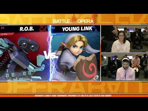 Youmacon 2019 SSBU Top 48 - CT | Chia (ROB) vs Blade (Lucina/Young Link)