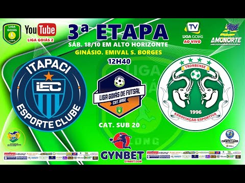 LIGA GOIÁS GYNBET.COM 2025 CATEG. BASE 2025 - ITAPACI EC X TROMBENSE EC