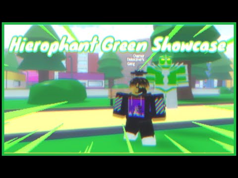 Hierophant Green Showcase + Test Battles | Bizarre Adventures
