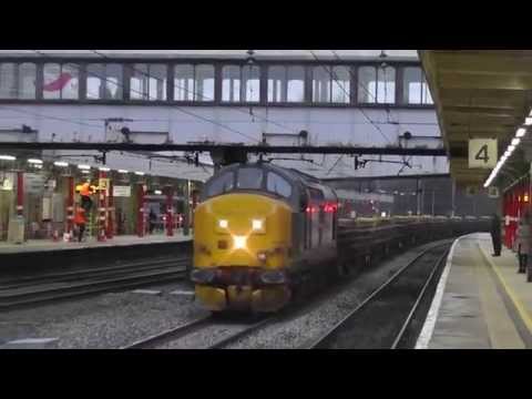 37419 6z27 Carlisle New Yard - Crewe Engineers, 23rd February 2015 THRASH !!