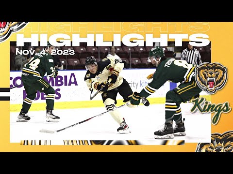 Victoria Grizzlies (3) vs Powell River Kings (2) November 4, 2023 Game Highlights