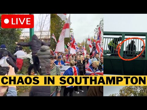 🚨 BREAKING: British Patriots ATTACKED By Leftist Thugs In Southampton