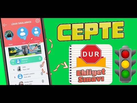 Cepte Ehliyet Sınav Soruları