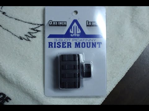 UTG 0.83 In 3-Slot Riser Mount - Review