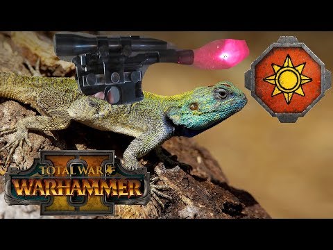 Lizardmen vs Vampire Counts | LASER LIZARDS - Total War Warhammer 2