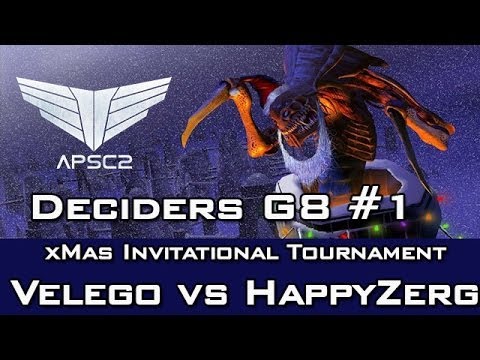 xMas Invitational Tournament - APSC2 - Velego vs HappyZerg - Game 1