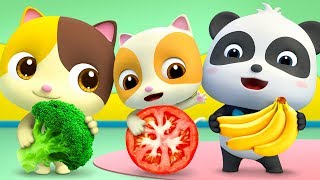 야채도 잘 먹어요|생활습관동요|음식동요|어린이 바른습관|베이비버스 동요|BabyBus