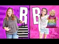 Shopping By The FIRST LETTER Of My NAME Challenge What Did Ruby And Bonnie Get