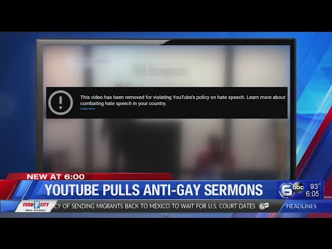 YouTube pulls anti-gay sermons