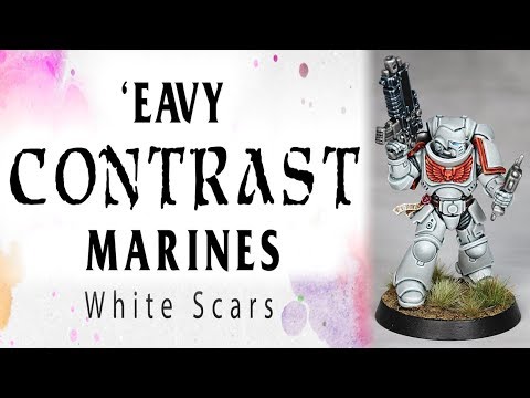 'Eavy Contrast Marines - White Scars