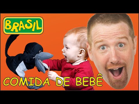 Comida de Bebê | Histórias em Português para Crianças | Bebê Steve and Maggie Brasil