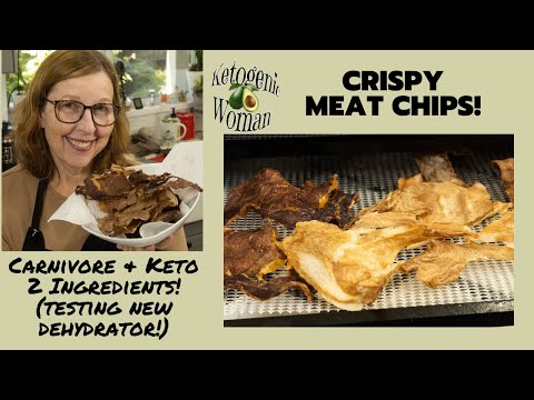 Carnivore Meat Chips! Crispy DIY Carnivore Meat Crisps 2 Ingredients! New Excalibur Dehydrator!