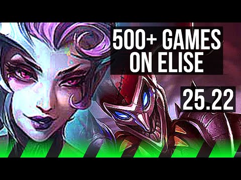 ELISE vs SHACO (JGL) | 500+ games, Dominating | EUW Master | 25.22