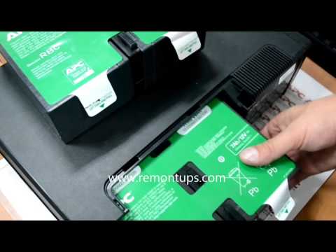 RBC123 APC замена батареи Back-ups pro 900 (ошибка F01 fault)