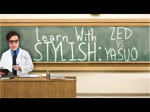 LEARN WITH STYLISH | IN DEPTH GAME COMMENTARY - ZED VS YASUO
