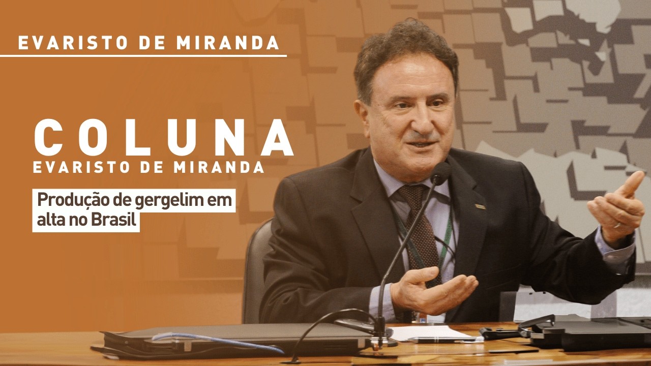 Evaristo de Miranda: produção de gergelim em alta no Brasil