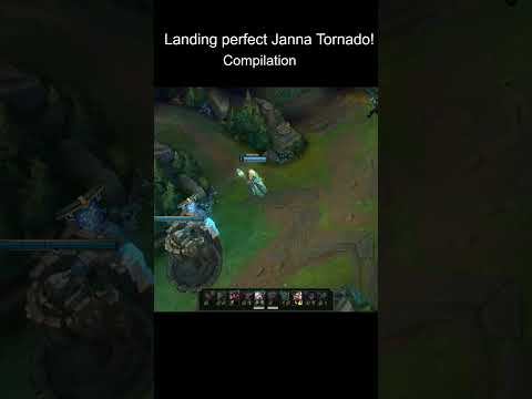 LANDING EVERY JANNA TORNADO IS EASY 🧠 #shorts #janna #lol