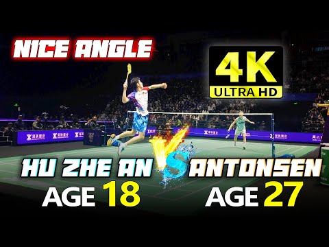 [4K60FPS] - MS - Hu Zhe An vs Anders Antonsen | 2024 KING CUP | Nice Angle | Highlights