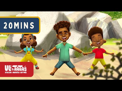 Meet Uli & Tata's Friends! 🎉 | 20-Min Compilation | African Nursery Rhymes 🌍🎶