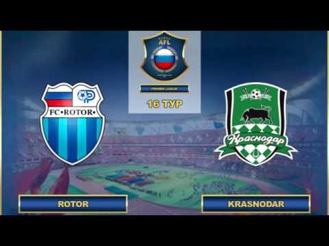 AFL. Russia. Premier League. 16 Tour. Rotor - Krasnodar