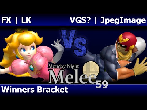 MNM 59 Melee - FX | LK (Peach) vs VGS? | JpegImage (C Falcon) - Winners Bracket