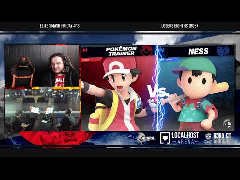 Elite Smash Friday #18 - SKS|Jesus (Pokémon Trainer) Vs. PHP|Jutsu (Ness) - Losers Eighths