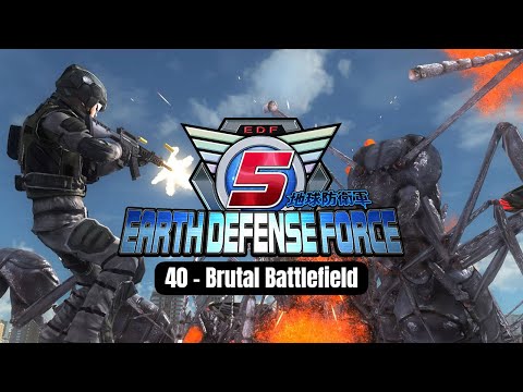Earth Defense Force 5 (EDF5) English PC - Mission 40 - Brutal Battlefield (Ranger/Hard)