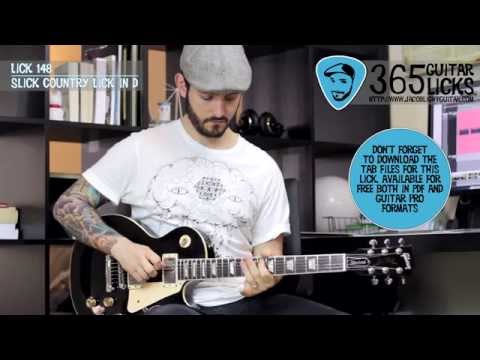 Lick 148/365 - Slick Country Lick in D | 365 Guitar Licks Project