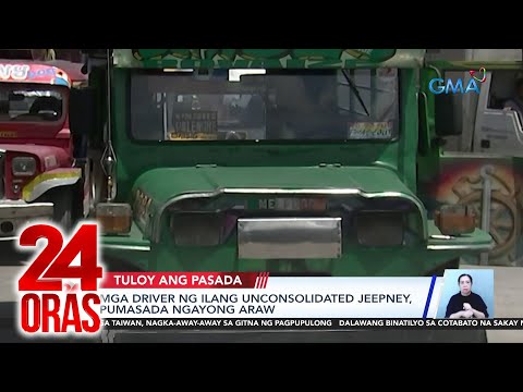 Mga driver ng ilang unconsolidated jeepney, pumasada ngayong araw 24 Oras