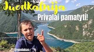 JUODKALNIJA, KURI NUSTEBINS! 🇲🇪 Pivos kanjonas ir beprotiškas kelias per Durmitorą