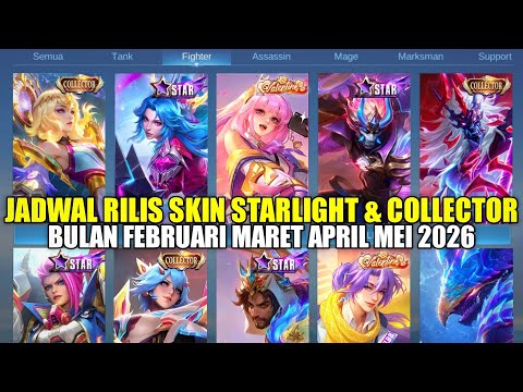 NEWEST STARLIGHT & COLLECTOR SKIN RELEASE SCHEDULE FOR MOBILE LEGENDS 2026! NOT FEBRUARY, MARCH, ...