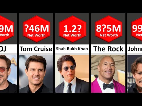 Top 50 Richest Actors in the World 2023 | STATS #comparison #comparisonvideo