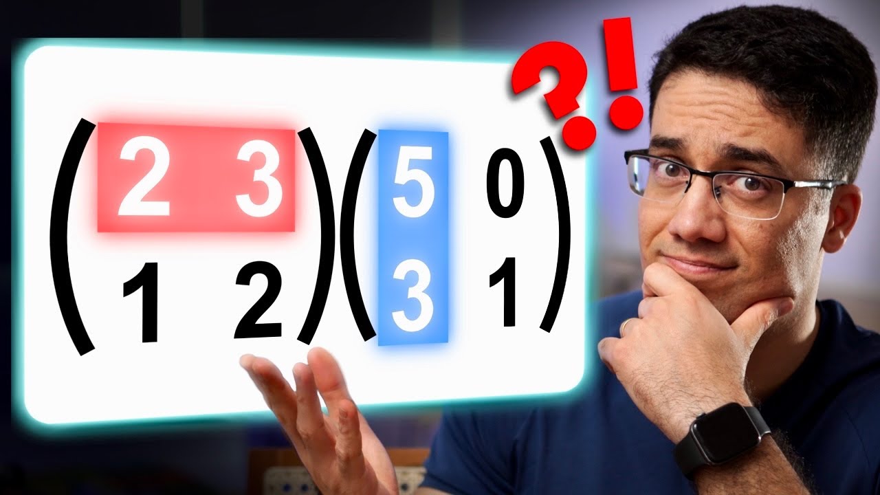 Por que o PRODUTO DE MATRIZES é TÃO ESTRANHO?