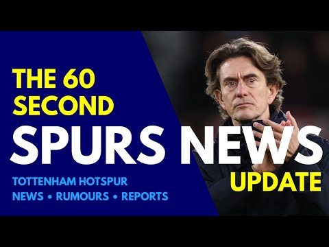 THE 60 SECOND SPURS NEWS UPDATE: Dragusin and Tel Wanted, Pochettino, Simons, Thomas Frank