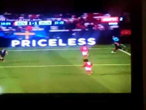 Gol Arturo Vidal Champion Ligue