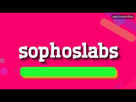 SOPHOSLABS - HOW TO PRONOUNCE IT!?