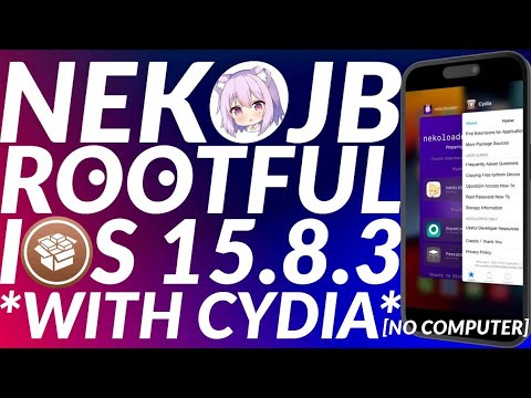 NekoJB Rootful iOS 15.8.3 Jailbreak With Cydia No PC | NekoJB Cydia | Jailbreak iOS 15.8.3 Rootful